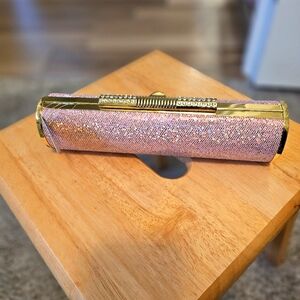 Selini New York – Pink Sequin Round Cylinder Evening Bag